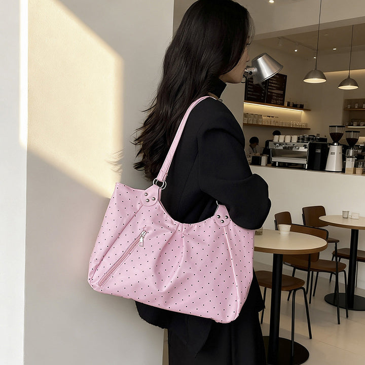 Stilvolle gepunktete Sling Bag