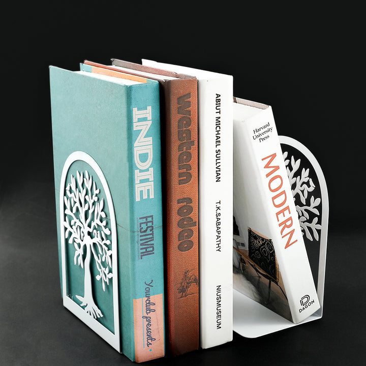 Künstlerische baum-inspirierte Buchstützen