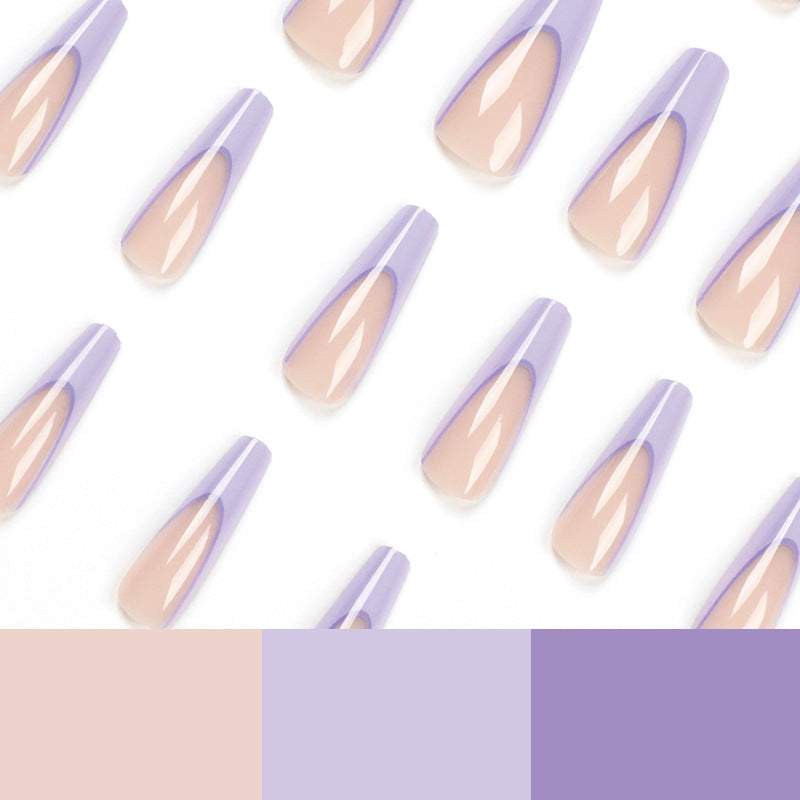 Künstliche Nagelkunst mit elegantem Ombre-Design Karnz