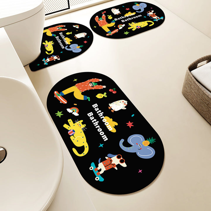 Fun Charakter Badteppich Set