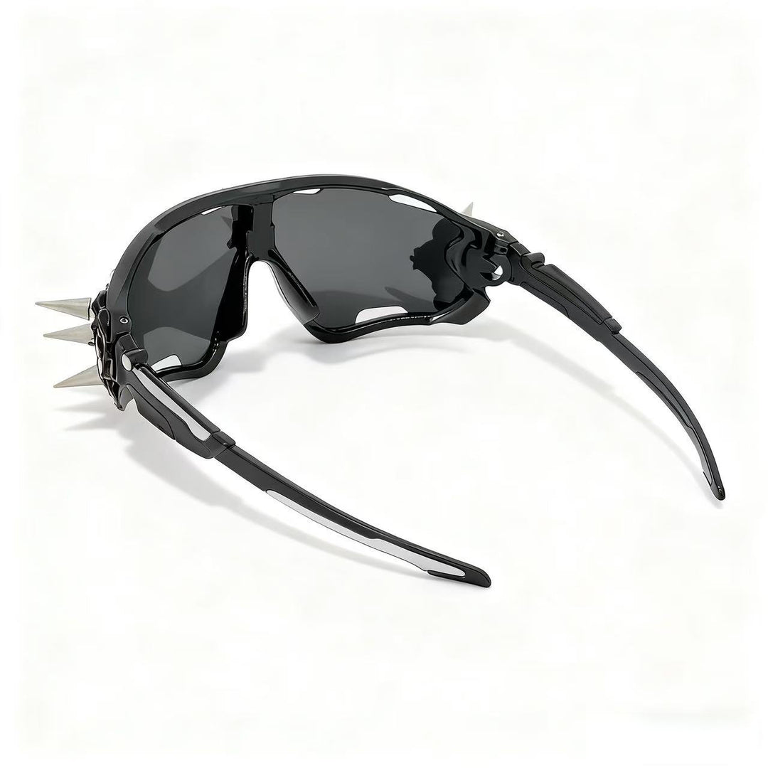 Damen edgy Sportsonnenbrille mit spitzen Akzenten Karnz