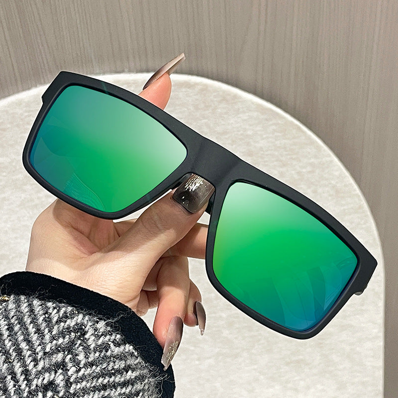 Damen modische Sonnenbrille im geometrischen Design Karnz