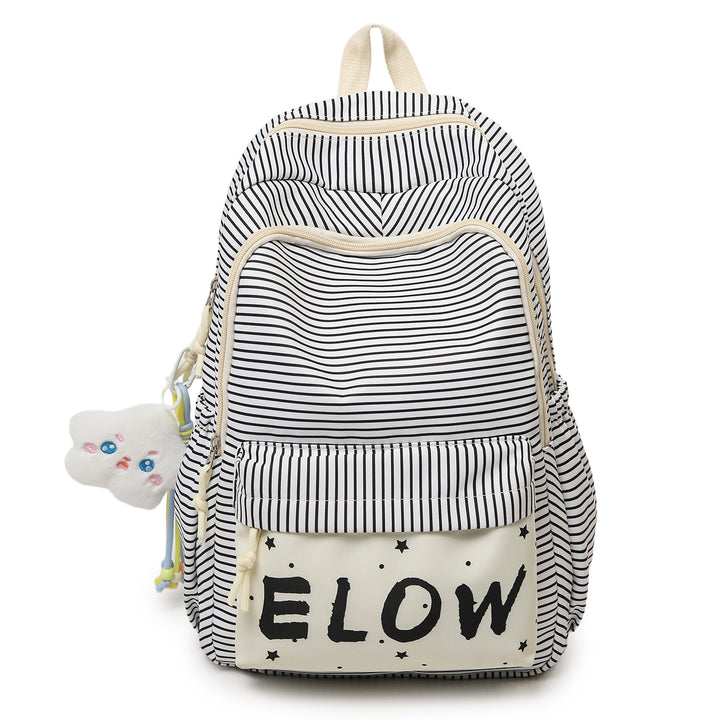 Verspielt gestreifter Rucksack
