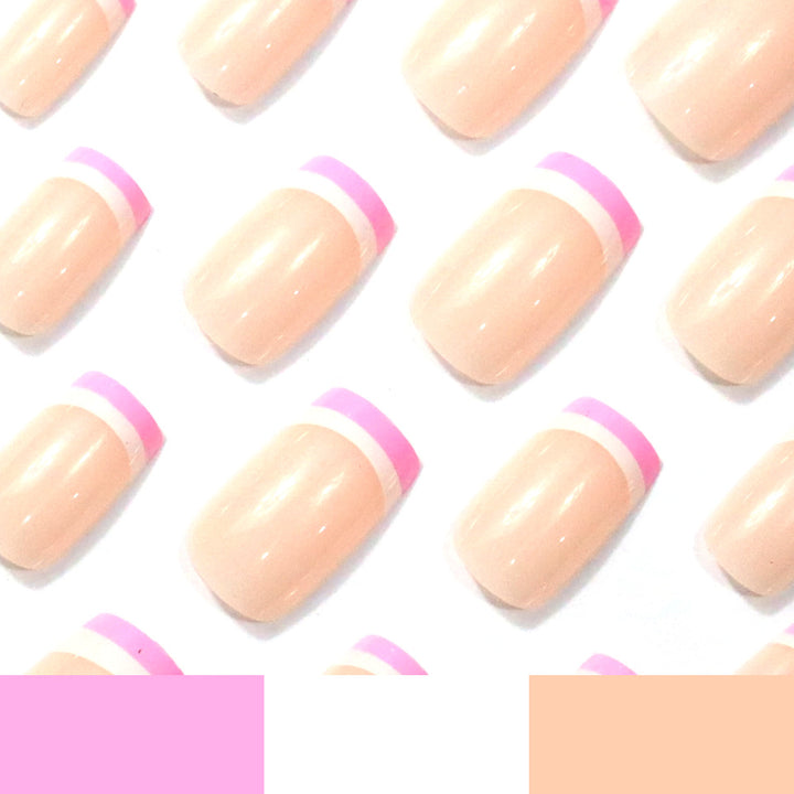 Acryl Französisch Tip Nagelverlängerungen Karnz