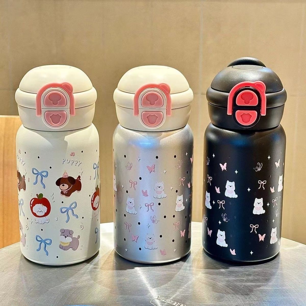 Damen kreative Trinkflasche mit sicheren Verschlussmechanismen Karnz