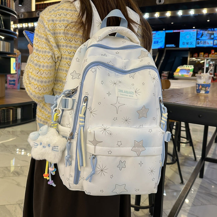 Multifunktionaler Rucksack mit Sternmuster