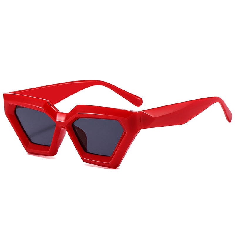 Damen Geometrische Sonnenbrille mit modernem Design Karnz