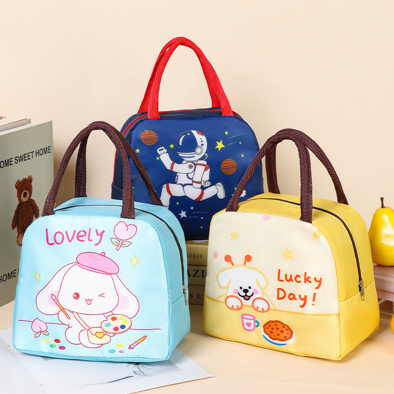 Süße katzenmotivierte isolierte Lunch-Tasche Karnz