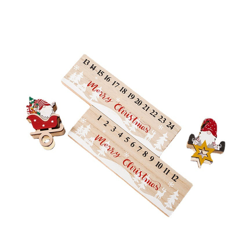 Adventskalender-Countdown Dekoration Karnz