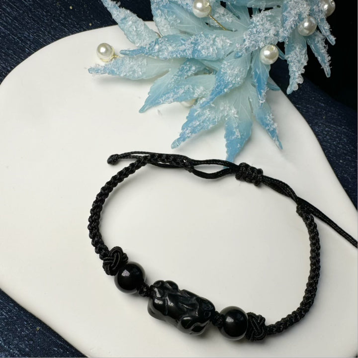 Adjustable Macrame Schutz Charm Armband Karnz