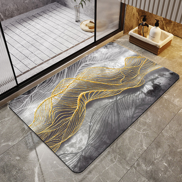 Rutschfeste Badmatte mit abstraktem Design Karnz