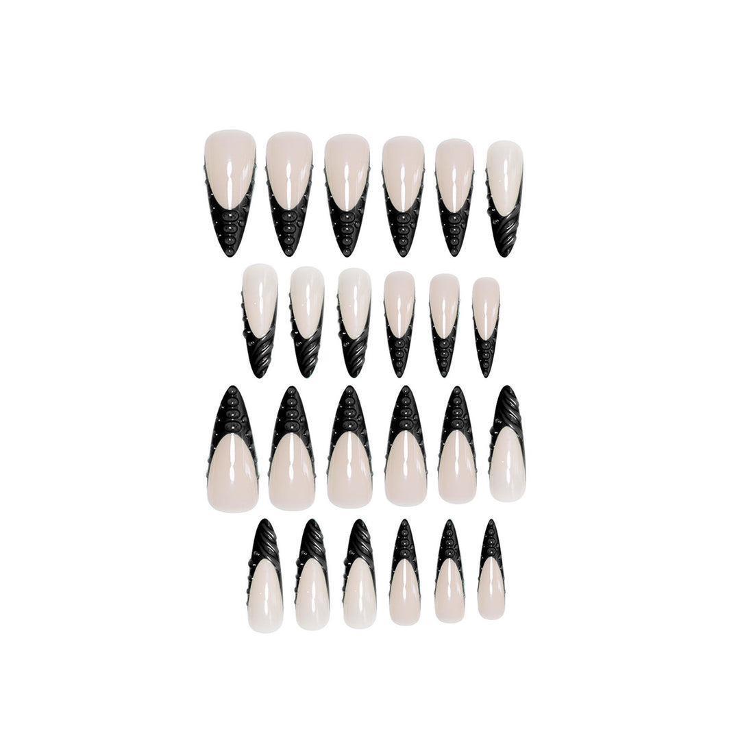 Künstlerische skulptierte Stiletto-Nagelerweiterungen Karnz