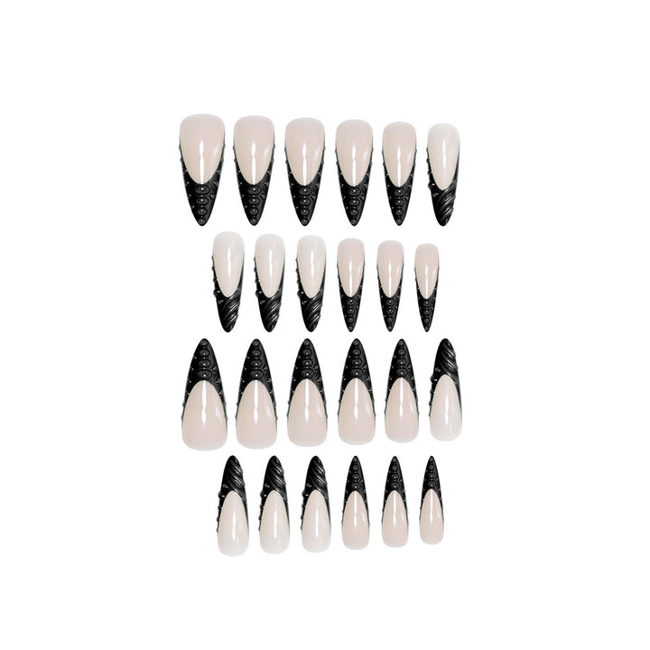 Künstlerische skulptierte Stiletto-Nagelerweiterungen Karnz