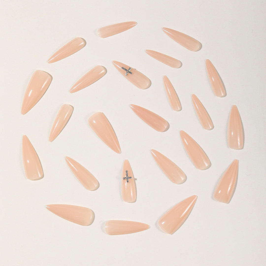 Elegante Stiletto-Nagelkunstverlängerungen Karnz