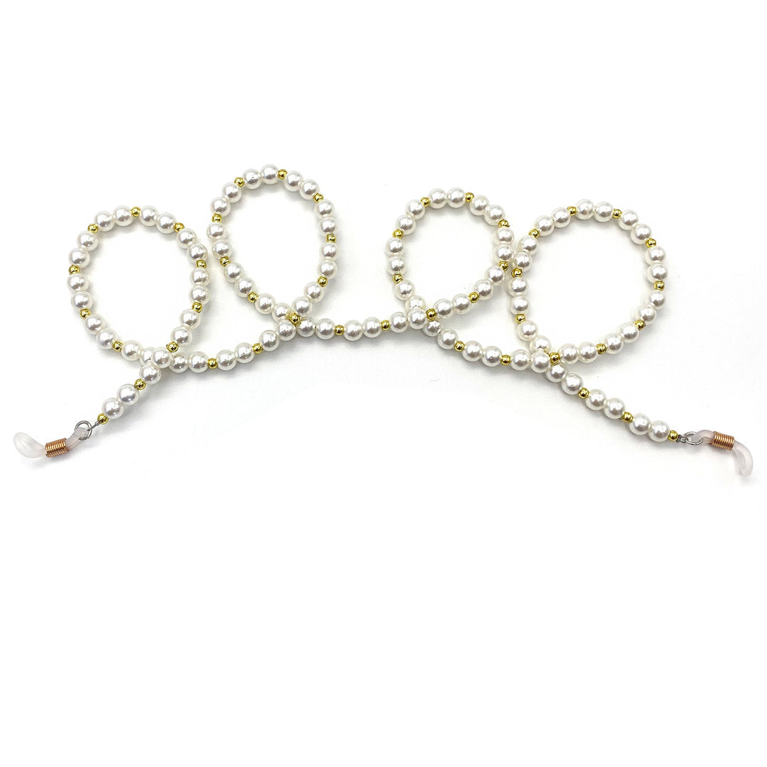 Elegante Doppelstrang Brillen Kette Karnz