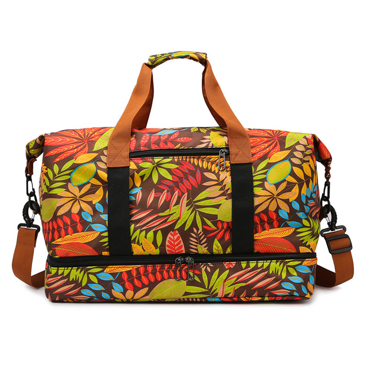 Blumige Reis-Dufflebag