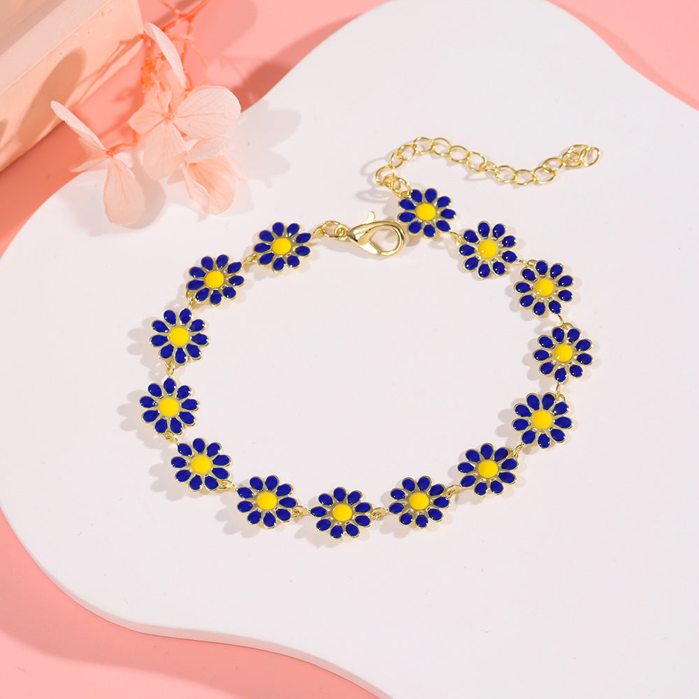 Floral Charm Bracelet Karnz