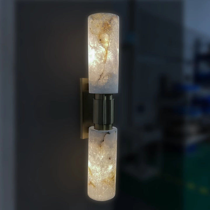 Elegante Alabaster Wandleuchte