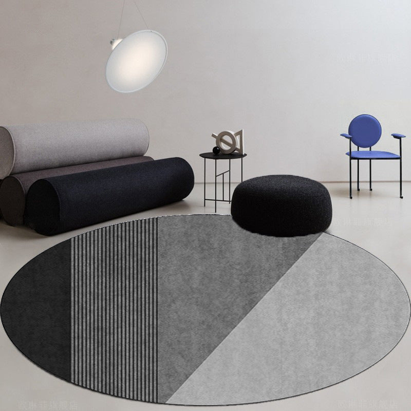 Runder geometrisches Muster Teppich Karnz