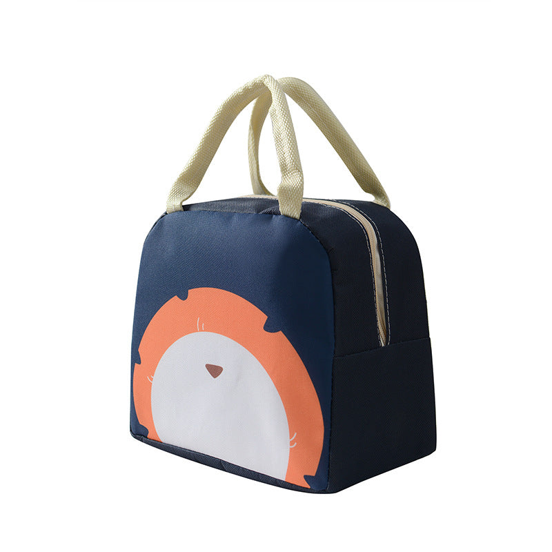 Spaßiger Pinguin-Themen Isolierte Lunchbox