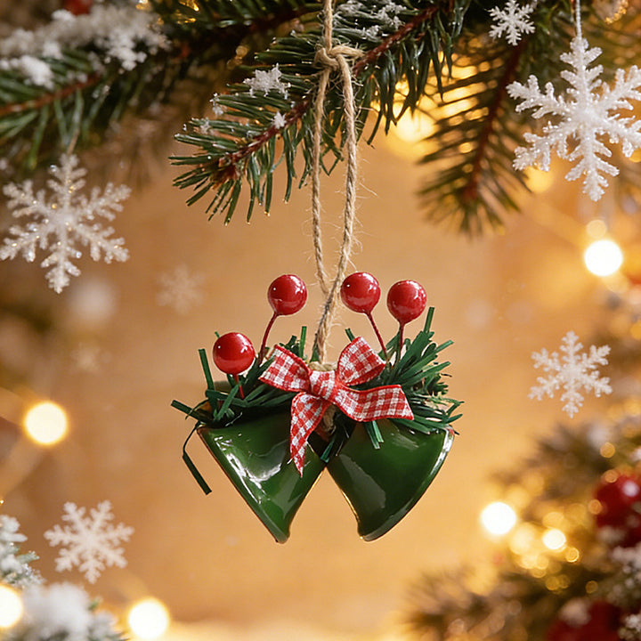 Nostalgische Weihnachtsklingel-Dekoration Karnz