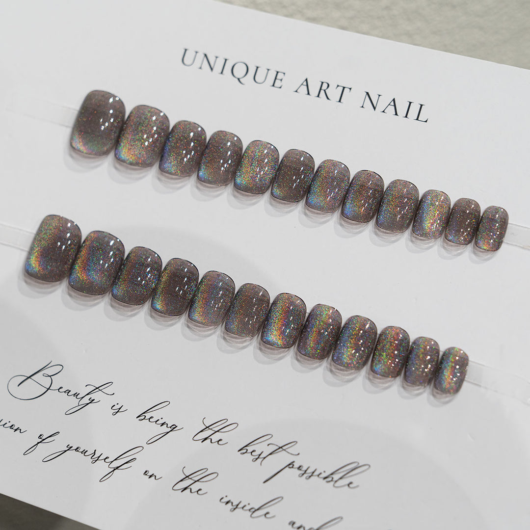 Premium Glitzernde Press-On Nagel Set