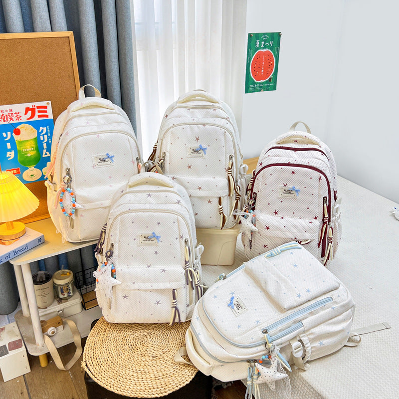 Stylischer mit Sternen verzierten multifunktionalen Rucksack Karnz