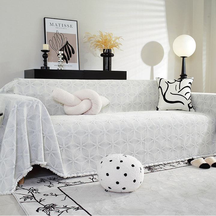 Strukturierte dekorative Sofaüberwurfdecke