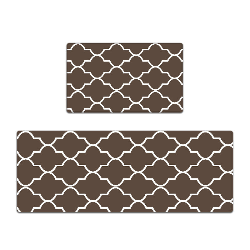 Elegante Texturierte Küchenmatte Set Karnz