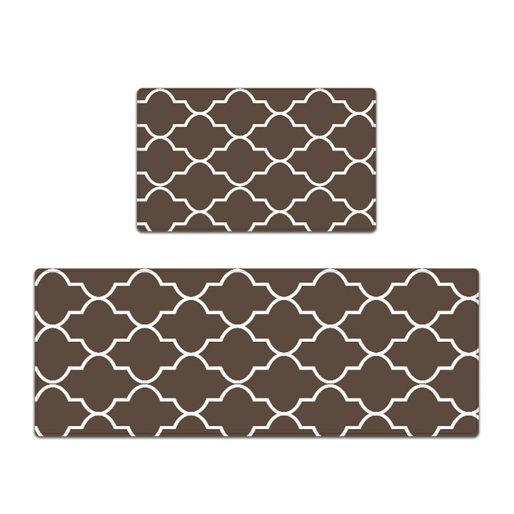 Elegante Texturierte Küchenmatte Set Karnz