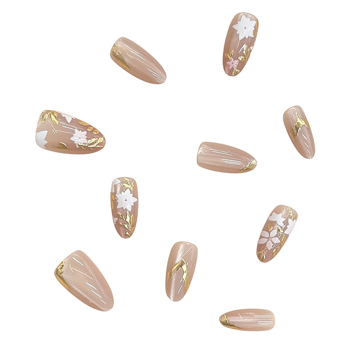 Blumenschmuck Press-On Nageldesign Karnz