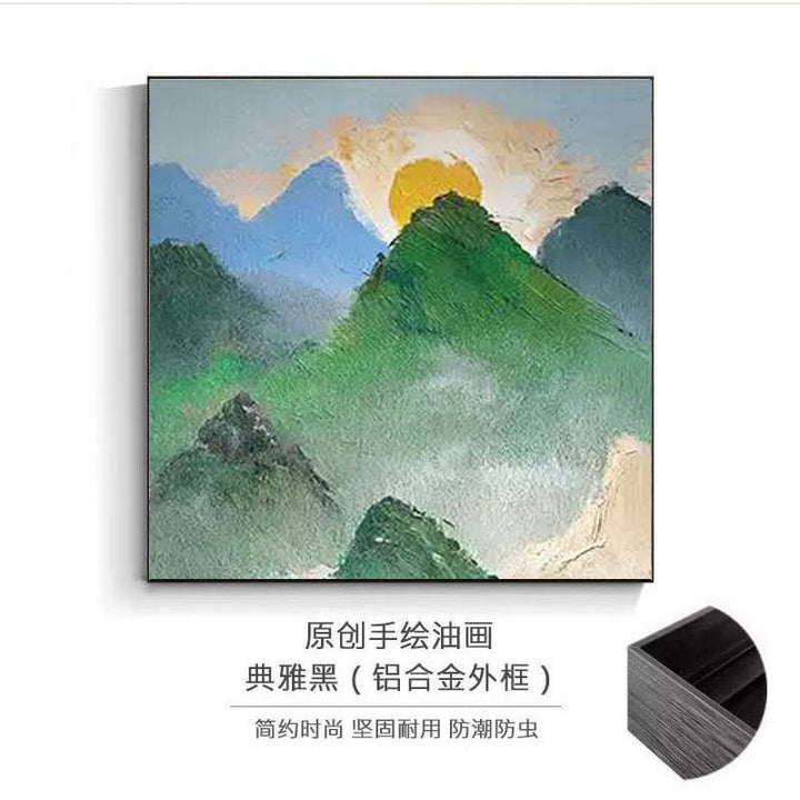Majestätische Berglandschaft Leinwandkunst