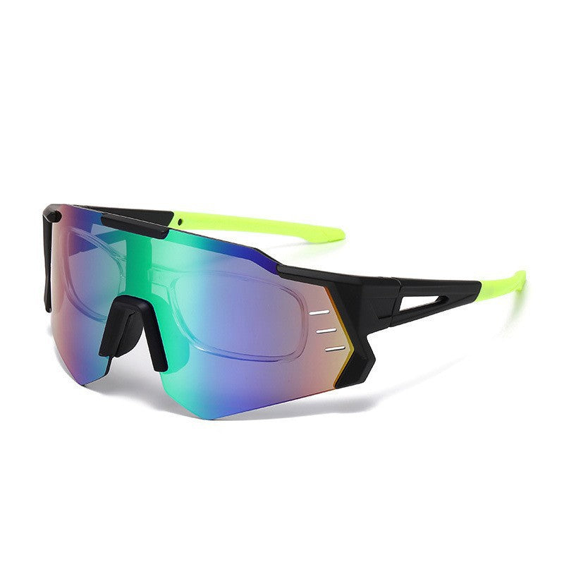 Damen Sportliche Rennsonnenbrille mit verstellbarem Nasenpad und hochwertigem UV-Schutz Karnz