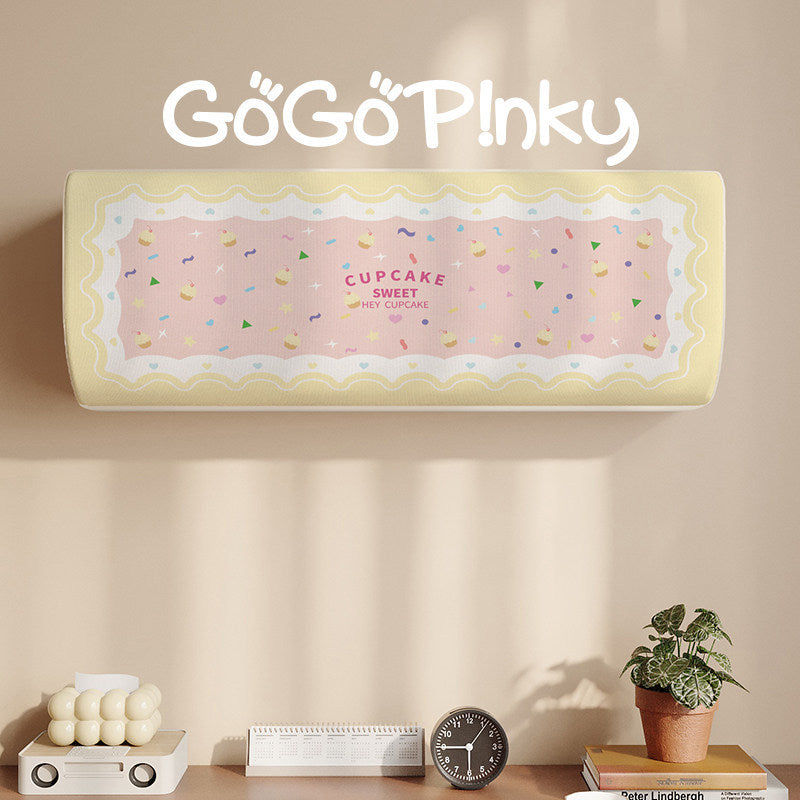 Decorative Air Conditioner Dust Cover Panel with Cupcake Motif