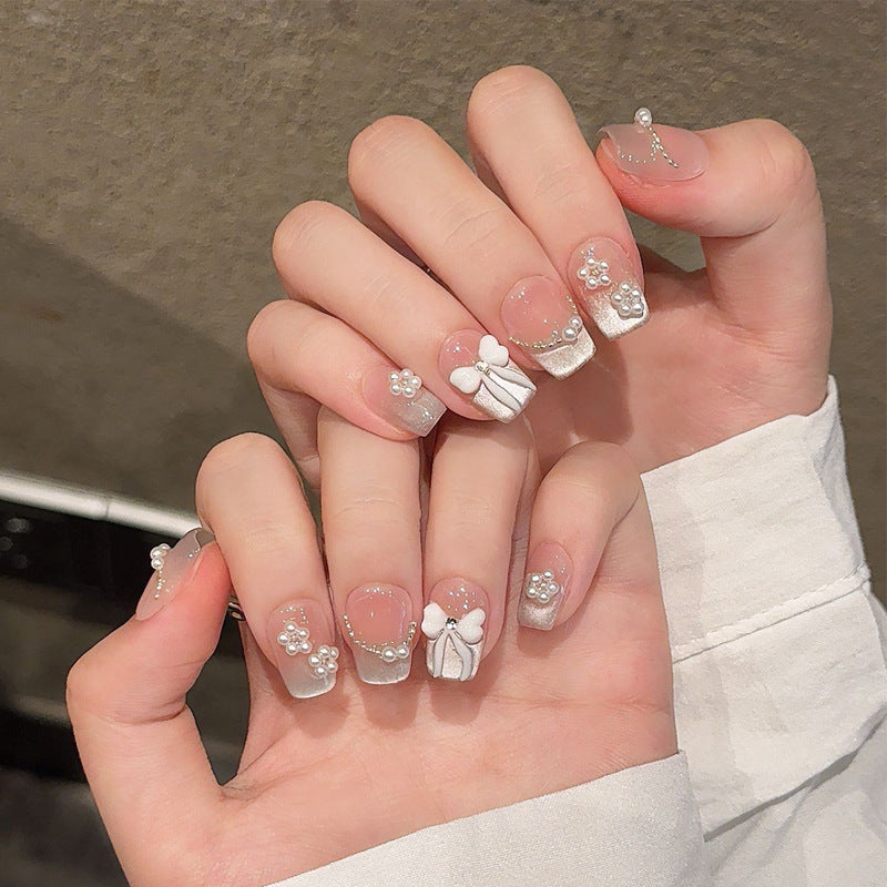 Dekorative Glitzernde Press-On Nail Tips Karnz
