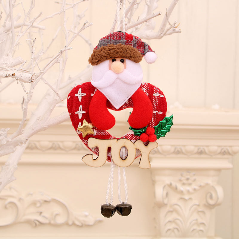 Dekorativer Weihnachts-Schneemann Kranz Karnz