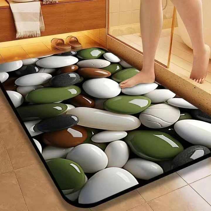 Pebble Design Badematte