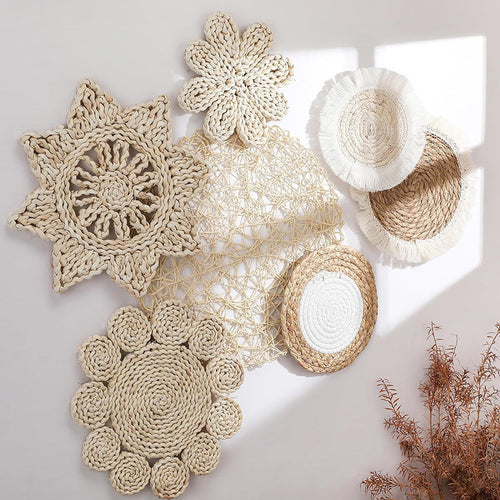 Runde Tischdecke Aus Naturmaterialien Karnz
