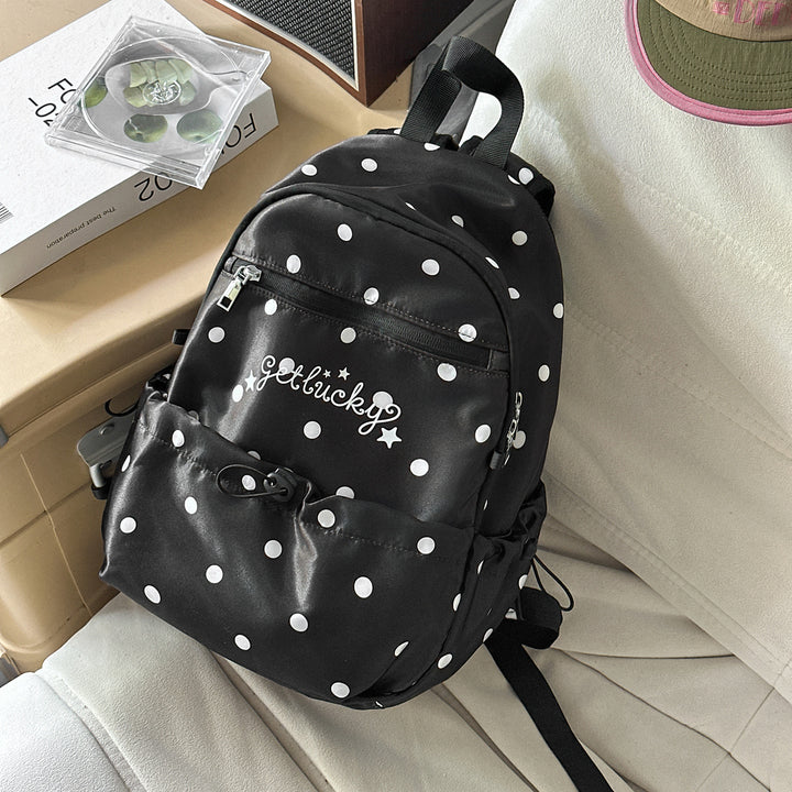Leichte Rucksack mit Punkten Muster Karnz