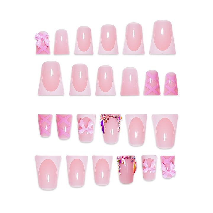 Dekoratives Press-On Nagelkunst Set Karnz