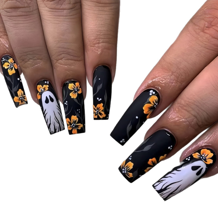 Künstlerische Halloween-Themen Acryl-Nagelkunst Erweiterungen Karnz
