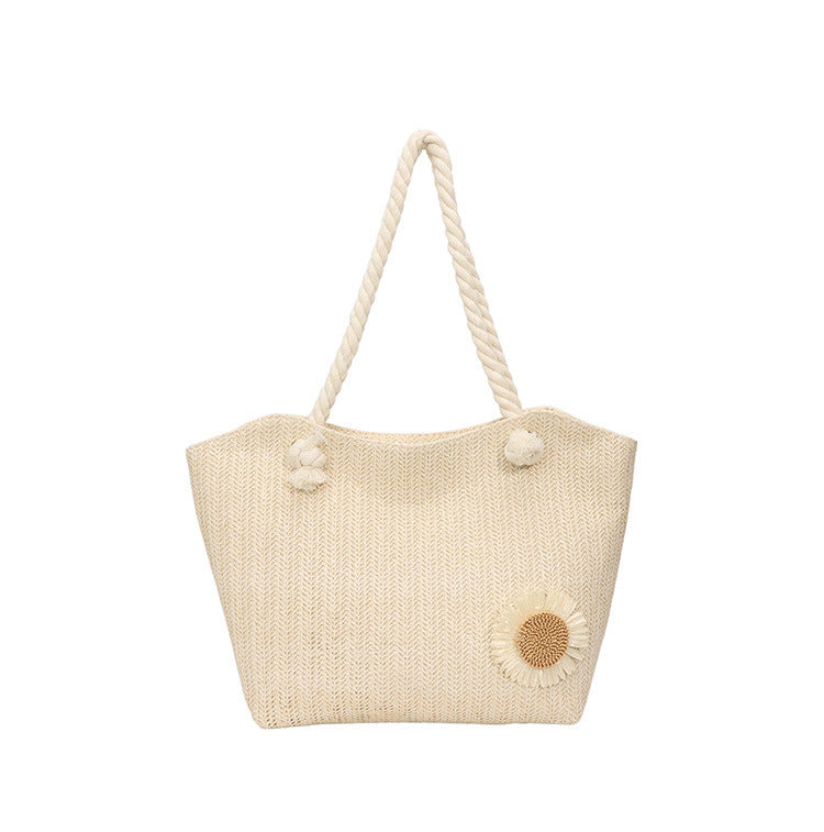 Dekorative florale verziert Strandtasche Karnz