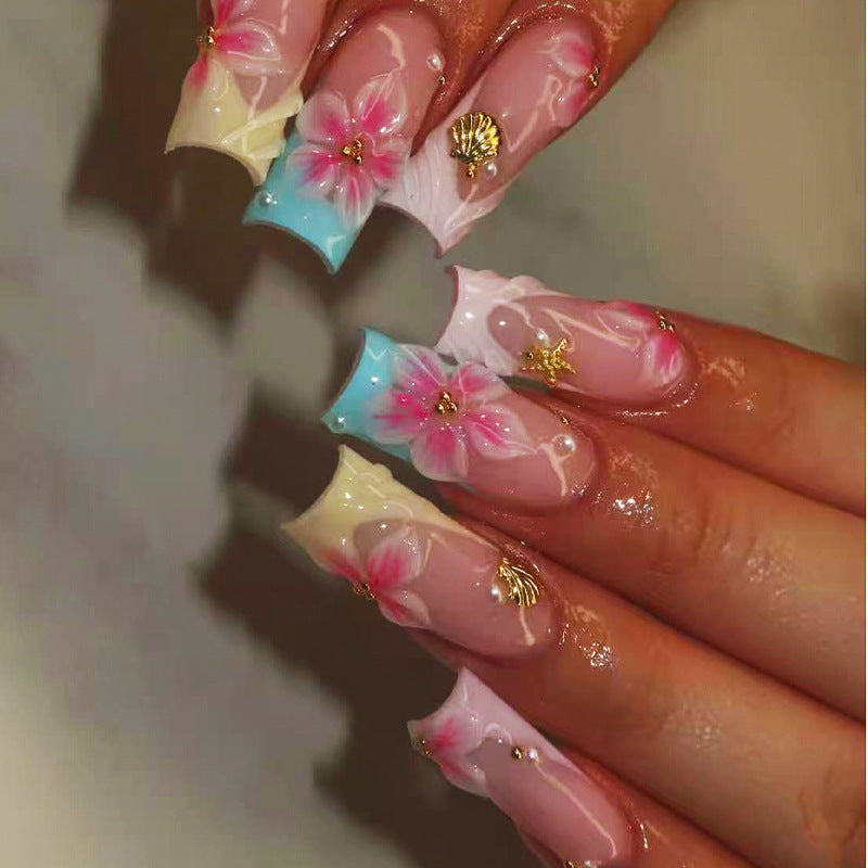 Floral Artisan Press-On Nail Set Karnz