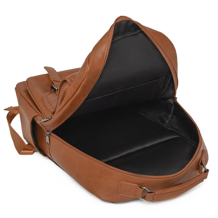 Stylischer Leder-Rucksack Karnz