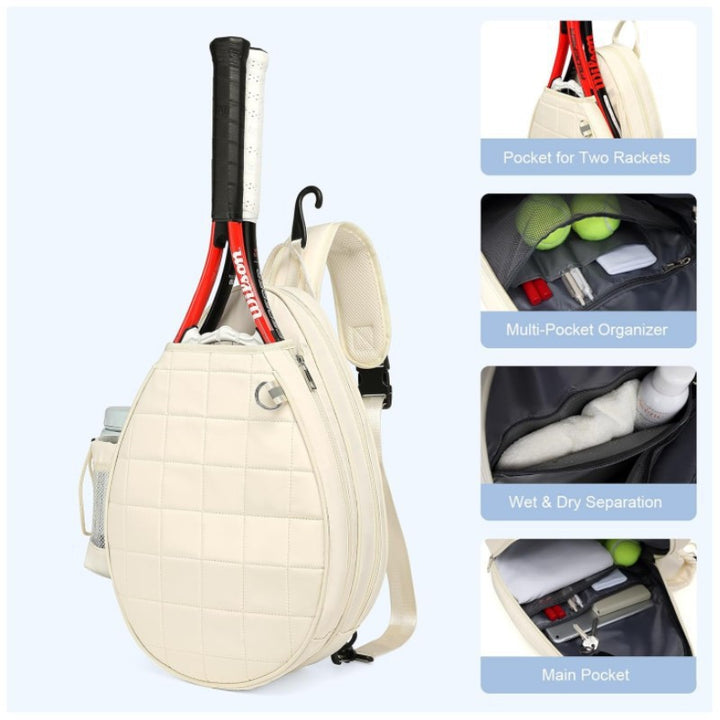 Sportliche Tennis-Rucksacktasche mit Innovativem Klappdesign Karnz
