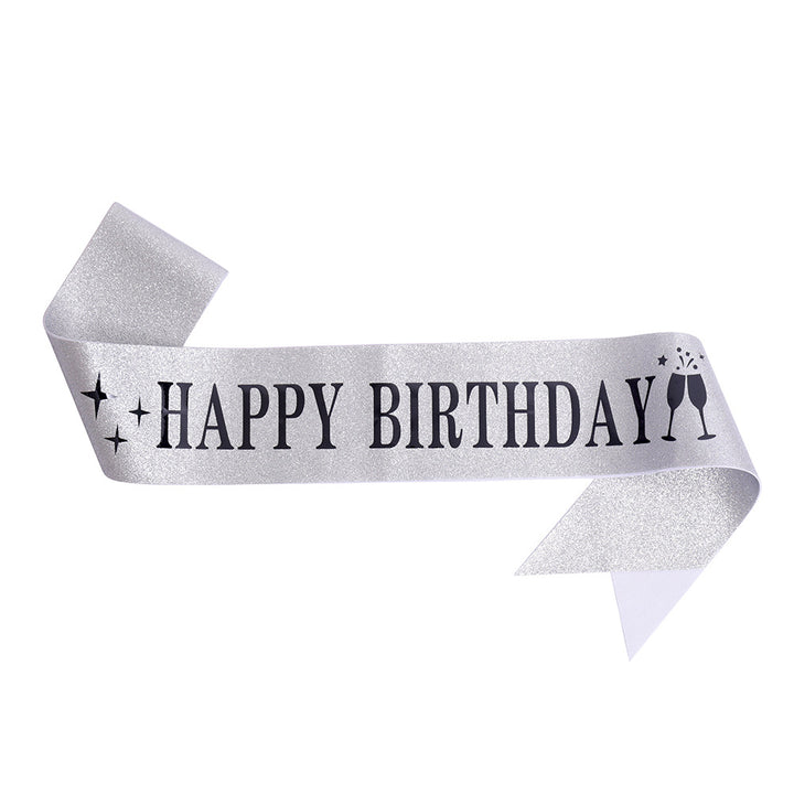 Damen Funkenkrone mit „Happy Birthday“ Schriftzug Karnz