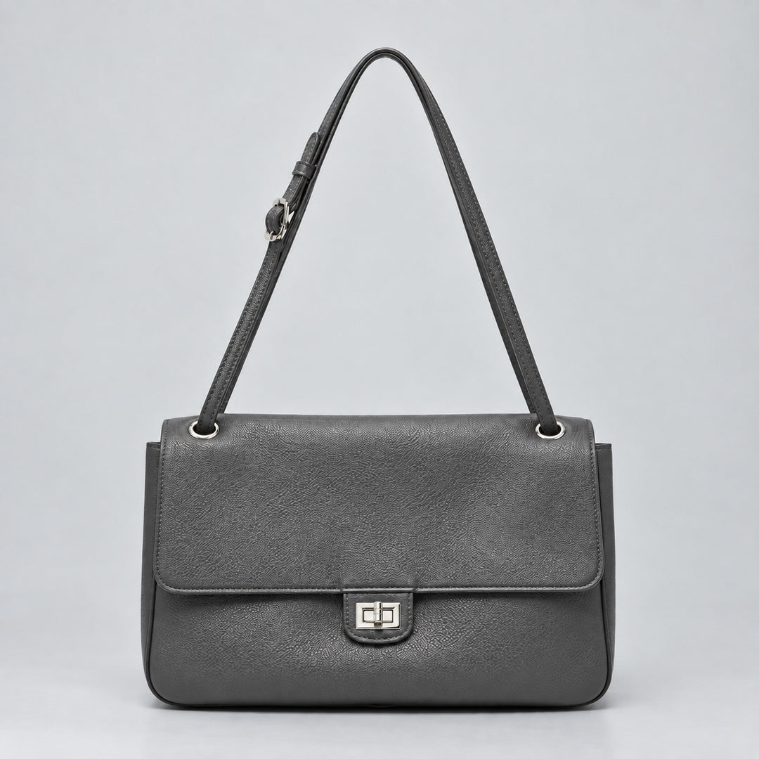 Elegante Leder Schulterhandtasche