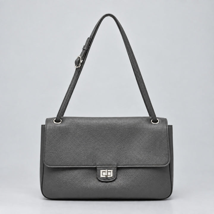 Elegante Leder Schulterhandtasche