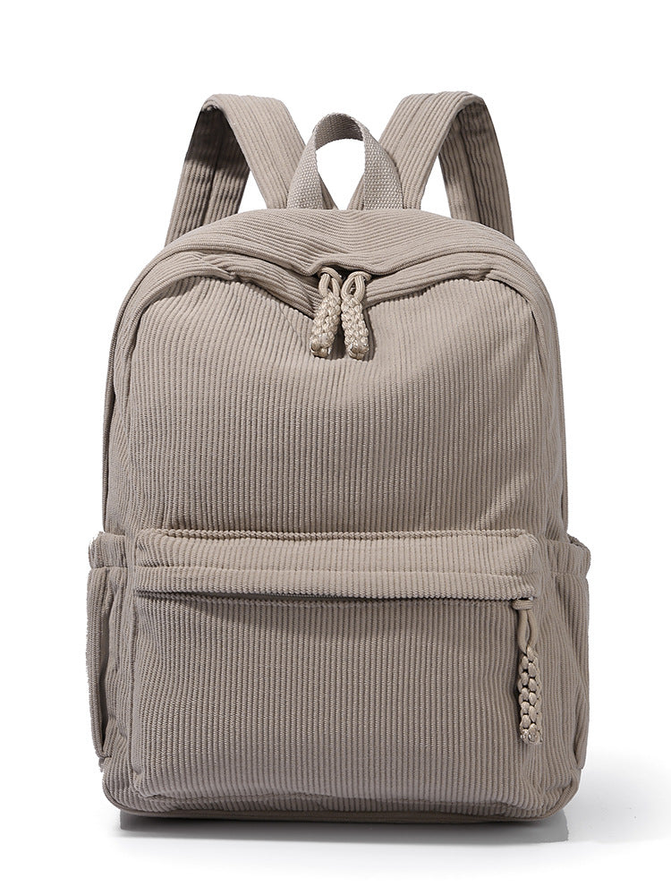 Lässiger Corduroy Rucksack Karnz
