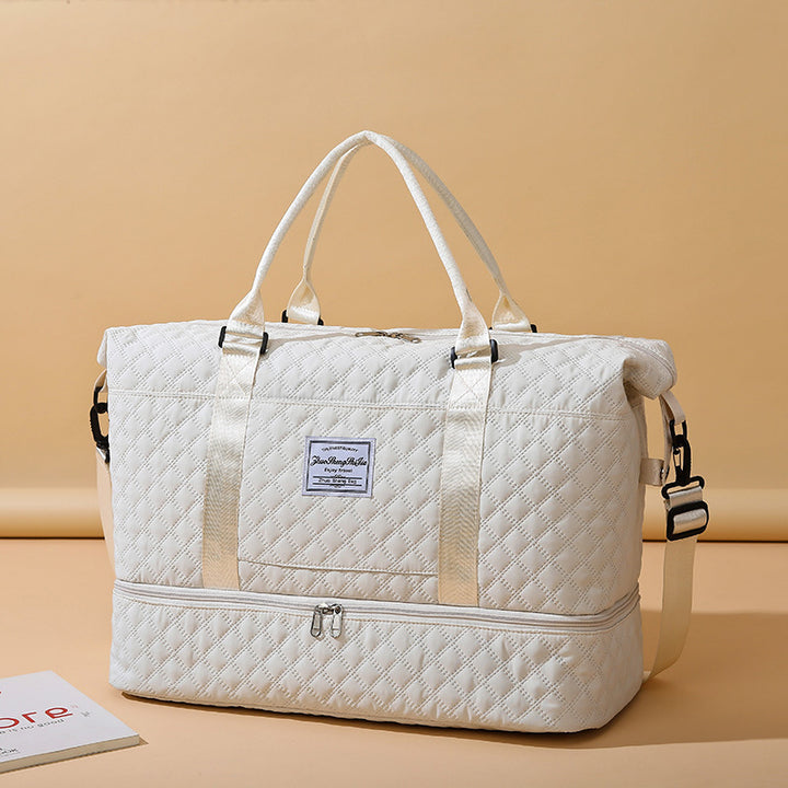Stylische gesteppte Sport-Duffle-Tasche